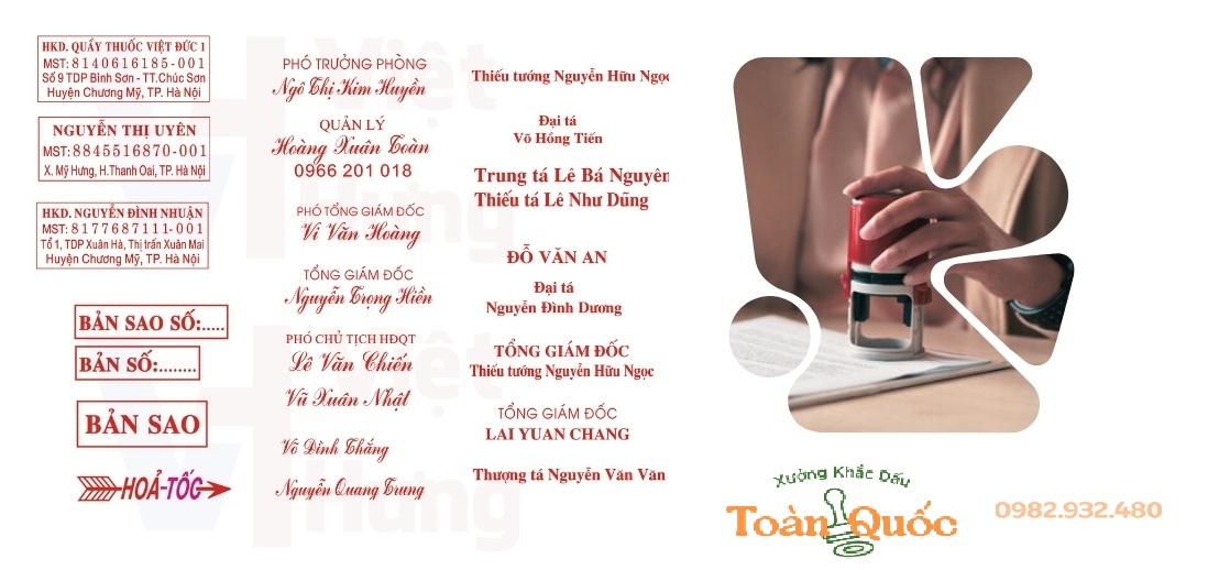 làm con dấu tại lào cai