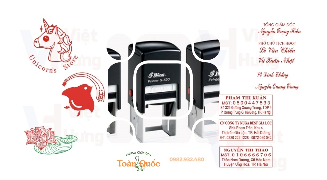 khắc dấu tại long biên